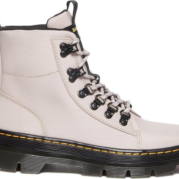 Dr. Martens Women's Combs W Poly Casual Boot, Vintage Taupe Poly Twill, 7 NEW - Picture 4 of 4